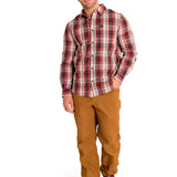 Camisa Hombre Foundation Ls Shirt Beige Cat