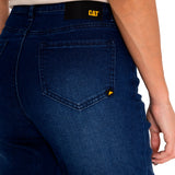 Jeans Mujer Triblend Stretch Den Indigo Cat