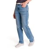 Jeans Mujer Denim High-Rise Str Celeste Cat