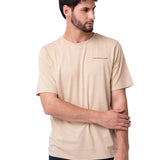 Remera Hombre Heritage Graphic Tee Beige Cat