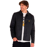 Chaqueta Hombre Waxed Chore Jacket Negro Cat