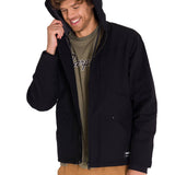 Chaqueta Hombre Hooded Sherpa Lined Negro Cat