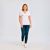 Remera Mujer Caterpillar Script V Blanco Cat