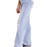 Jeans Mujer Triblend Stretch Den Gris Cat