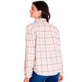 Remera Manga Larga Mujer Flannel Relaxed L/S Beige Cat