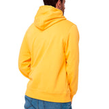Buzo Hombre Fleece Cat Logo Pull Amarillo Cat