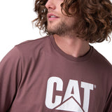 Remera Cat Logo Tee Rojo Cat