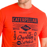 Remera Hombre Heritage 1904 Tee Rojo Cat