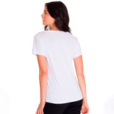 Remera Mujer Caterpillar Metallic Blanco Cat