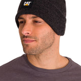 Gorro Unisex Cat Label Cuff Beani Negro Cat