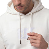 Buzo Hombre Fleece Cat Logo Pull Blanco Cat