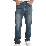 Jeans Hombre Triblend Stretch Denim Straight Gris Cat