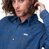 Camisa Manga Larga Hombre Denim Western L/S Sh Cat