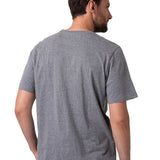 Remera Hombre Cat Small Logo Tee Gris Cat