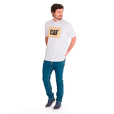 Remera Hombre Everyday Workwear Gr Blanco Cat