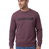 Buzo Hombre Caterpillar Logo Cre Violeta Cat