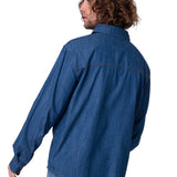 Camisa Manga Larga Hombre Denim Western L/S Sh Cat