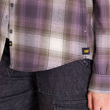 Remera Manga Larga Mujer Flannel Relaxed L/S Violeta Cat