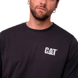 Remera Hombre Moto Urban Graphic T Negro Cat