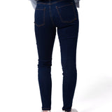 Jeans Mujer Stretch Denim Mid-Ri Indigo Cat