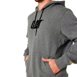 Buzo Unisex Fleece Cat Logo Pull Gris Cat