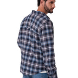 Camisa Hombre Classic Stretch Flan Azul Cat