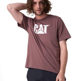 Remera Cat Logo Tee Rojo Cat