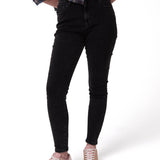 Jeans Mujer Stretch Denim Mid Negro Cat