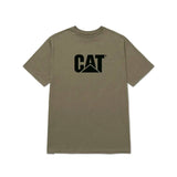 Remera Unisex Cat Logo Tee Verde Cat