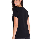 Remera Mujer Caterpillar Metallic Negro Cat