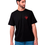 Remera Hombre Moto Graphic Tee 1 Negro Cat