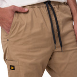 Pantalon Hombre Stretch Twill Utilit Beige Cat