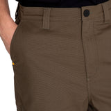Short Hombre Stretch Canvas Utili Verde Cat