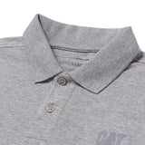 Remera Hombre Cat Logo Pique Polo Gris Cat