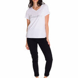 Remera Mujer Caterpillar Metallic Blanco Cat