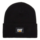 Gorro Unisex Cat Label Cuff Beani Negro Cat