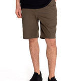 Short Hombre Stretch Canvas Utili Verde Cat