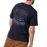 Remera Hombre Heritage Graphic Tee Azul Cat