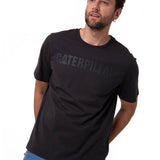Remera Hombre Caterpillar Logo Tee Negro Cat
