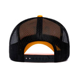 Gorro Hombre Cat Logo Mesh Back F Amarillo Cat