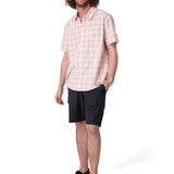 Camisa Manga Corta Poplin s/s shirt ii Rosado Cat