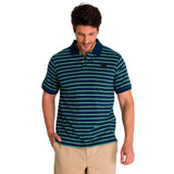 Remera Hombre Cat Logo Jersey Polo Azul Cat