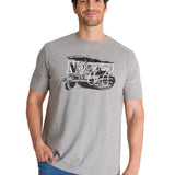 Remera Hombre Heritage No 77 Tee Gris Cat