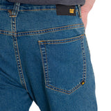 Jeans Hombre Triblend Stretch Denim Straight Gris Cat