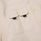 Camisa Hombre Utility L/S Shirt Beige Cat