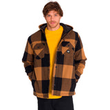 Chaqueta Hombre Hooded Flannel Negro Cat