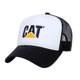 Gorro Hombre Cat Logo Mesh Back F Blanco Cat