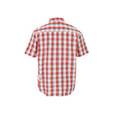 Camisa Hombre Plaid Poplin S/S Shi Rojo Cat