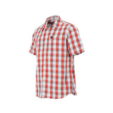 Camisa Hombre Plaid Poplin S/S Shi Rojo Cat