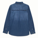 Camisa Mujer Foundation Denim L/S Gris Cat
